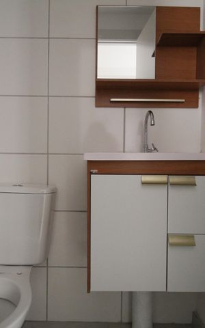 Apartamento à venda com 41m², 2 quartos e sem vagaBanheiro social