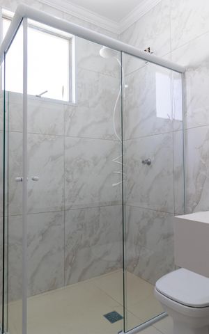 Apartamento à venda com 65m², 2 quartos e 1 vaga Apartamento à venda com 65m², 2 quartos e 1 vagaBanheiro