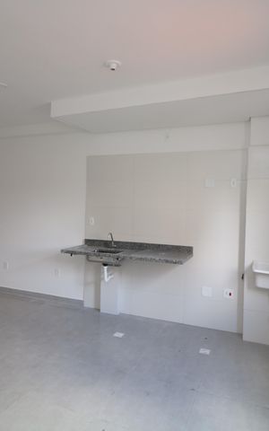 Studio à venda com 27m², 1 quarto e sem vagaCozinha