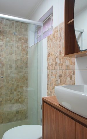 Apartamento à venda com 48m², 2 quartos e 1 vagaBanheiro social