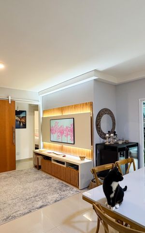 Apartamento à venda com 100m², 3 quartos e 2 vagas Apartamento à venda com 100m², 3 quartos e 2 vagasSala