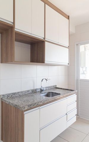 Apartamento para alugar com 54m², 2 quartos e 1 vaga Apartamento para alugar com 54m², 2 quartos e 1 vagaCozinha e Área de Serviço
