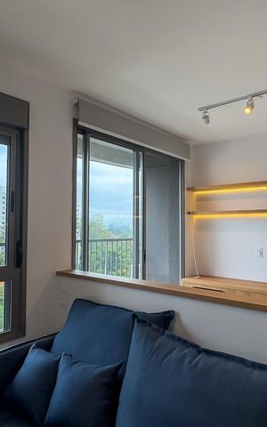 Apartamento para alugar com 37m², 1 quarto e sem vagasala e Cozinha