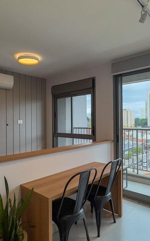Apartamento para alugar com 37m², 1 quarto e sem vagasala e Cozinha