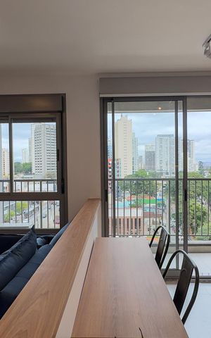 Apartamento para alugar com 37m², 1 quarto e sem vagasala e Cozinha