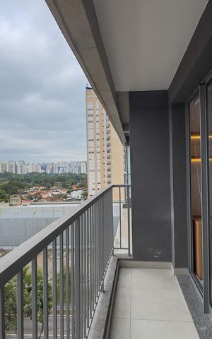 Apartamento para alugar com 37m², 1 quarto e sem vagaSacada
