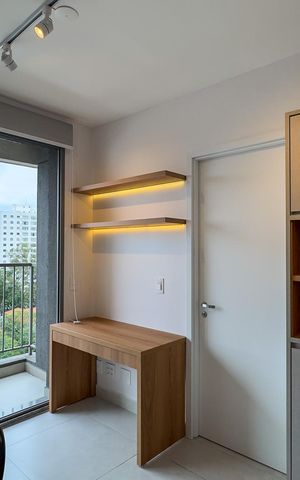 Apartamento para alugar com 37m², 1 quarto e sem vagasala e Cozinha