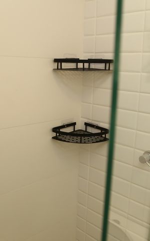 Studio à venda com 46m², 1 quarto e 1 vagaDetalhe do Banheiro
