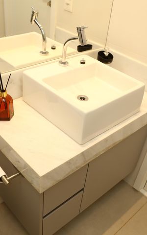 Studio à venda com 46m², 1 quarto e 1 vagaBanheiro