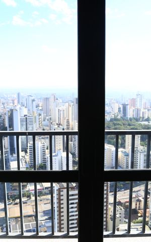 Studio à venda com 46m², 1 quarto e 1 vagaVaranda