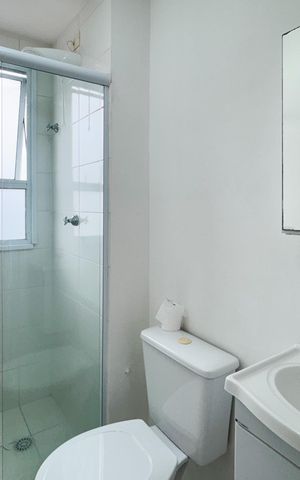 Apartamento para alugar com 54m², 2 quartos e 1 vaga Apartamento para alugar com 54m², 2 quartos e 1 vagaBanheiro Social