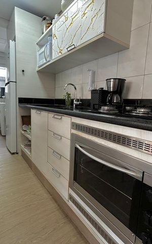 Apartamento para alugar com 59m², 2 quartos e 2 vagas Apartamento para alugar com 59m², 2 quartos e 2 vagasCozinha