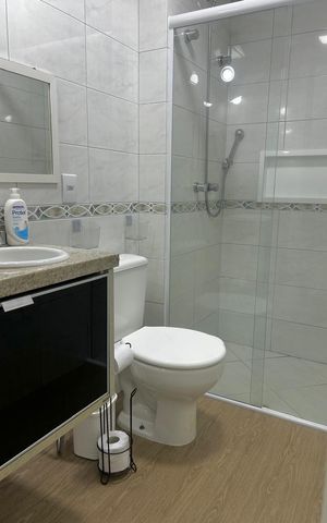Apartamento para alugar com 59m², 2 quartos e 2 vagas Apartamento para alugar com 59m², 2 quartos e 2 vagasBanheiro social