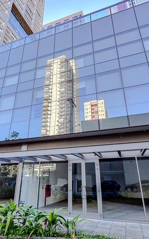 Studio à venda com 39m², 1 quarto e sem vagaFachada com Plaquinha