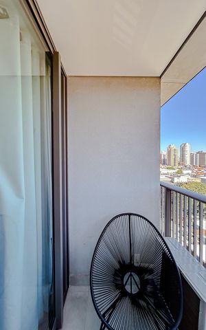 Studio à venda com 39m², 1 quarto e sem vagaVaranda