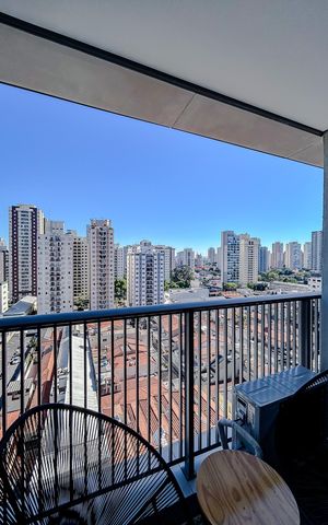 Studio à venda com 20m², 1 quarto e sem vagaVaranda