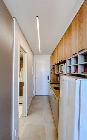 Studio à venda com 20m², 1 quarto e sem vagaCozinha