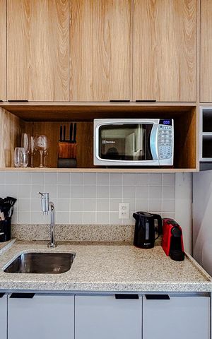 Studio à venda com 20m², 1 quarto e sem vagaCozinha - Armários
