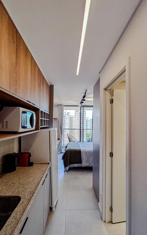 Studio à venda com 20m², 1 quarto e sem vagaCozinha