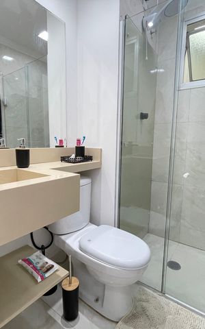 Apartamento à venda com 60m², 3 quartos e 1 vaga Apartamento à venda com 60m², 3 quartos e 1 vagaBanheiro