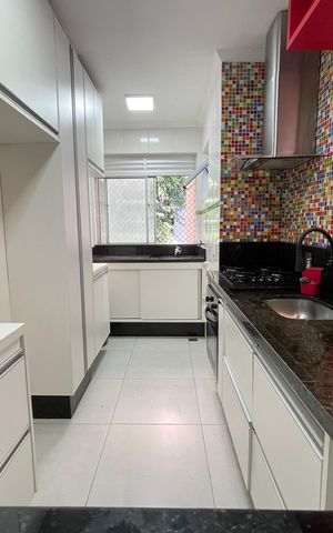 Apartamento à venda com 60m², 3 quartos e 1 vaga Apartamento à venda com 60m², 3 quartos e 1 vagaCozinha e Área de Serviço