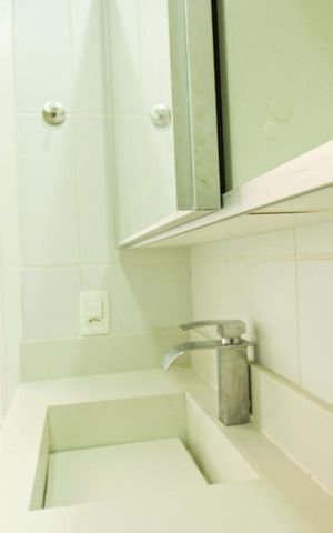 Apartamento para alugar com 35m², 1 quarto e sem vaga Apartamento para alugar com 35m², 1 quarto e sem vagaBanheiro