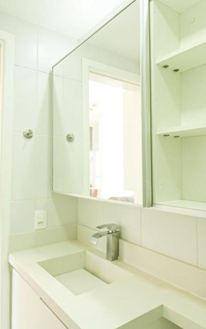 Apartamento para alugar com 35m², 1 quarto e sem vaga Apartamento para alugar com 35m², 1 quarto e sem vagaBanheiro