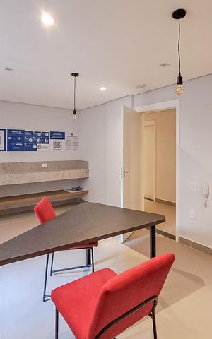 Apartamento para alugar com 27m², 1 quarto e sem vaga Apartamento para alugar com 27m², 1 quarto e sem vagaCoworking