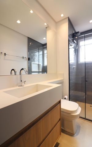 Apartamento à venda com 58m², 2 quartos e 1 vagaBanheiro Social