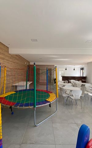 Apartamento à venda com 49m², 2 quartos e 1 vaga Apartamento à venda com 49m², 2 quartos e 1 vagaÁrea comum - Salão de festas