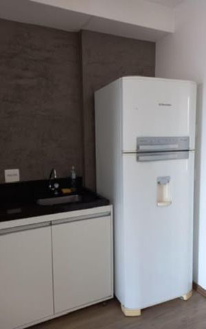 Studio para alugar com 43m², 1 quarto e 1 vaga Studio para alugar com 43m², 1 quarto e 1 vagaCozinha