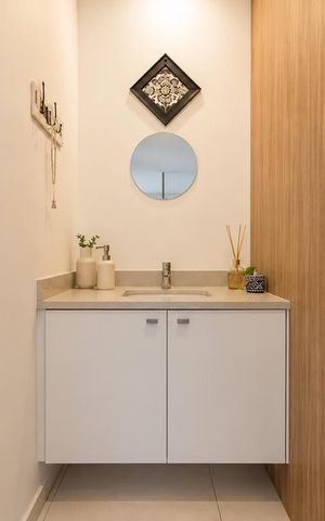 Studio à venda com 25m², 1 quarto e sem vaga Studio à venda com 25m², 1 quarto e sem vagaBanheiro