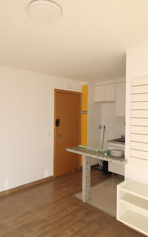 Apartamento para alugar com 46m², 1 quarto e 1 vagaSala / Cozinha