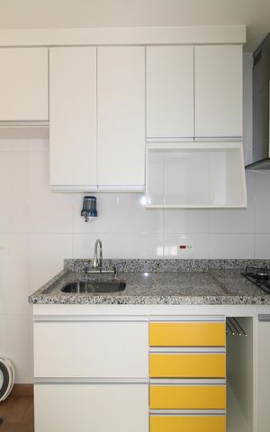 Apartamento para alugar com 46m², 1 quarto e 1 vagaSala / Cozinha