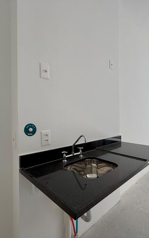 Studio à venda com 26m², 1 quarto e sem vaga Studio à venda com 26m², 1 quarto e sem vagaCozinha