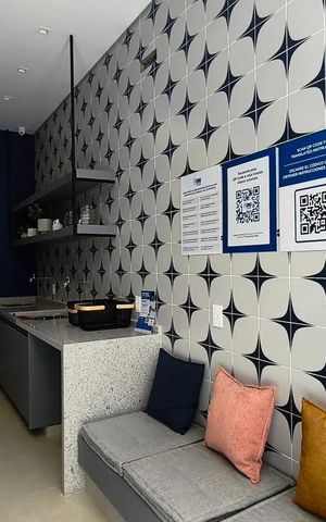 Apartamento à venda com 30m², 1 quarto e 1 vaga Apartamento à venda com 30m², 1 quarto e 1 vagaÁrea comum - Lavanderia