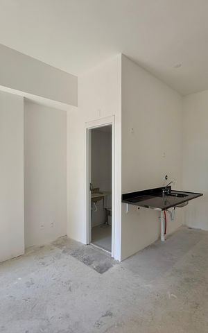 Studio à venda com 25m², 1 quarto e sem vaga Studio à venda com 25m², 1 quarto e sem vagaQuarto