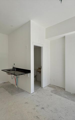 Studio à venda com 25m², 1 quarto e sem vaga Studio à venda com 25m², 1 quarto e sem vagaQuarto