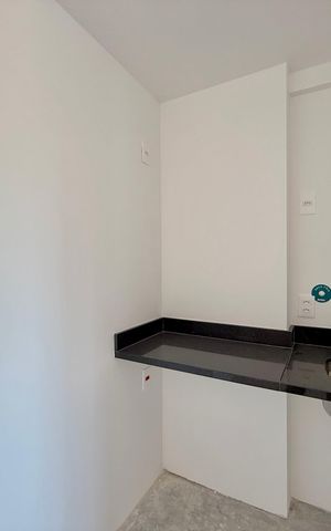 Studio para alugar com 25m², 1 quarto e sem vaga Studio para alugar com 25m², 1 quarto e sem vagaCozinha com
