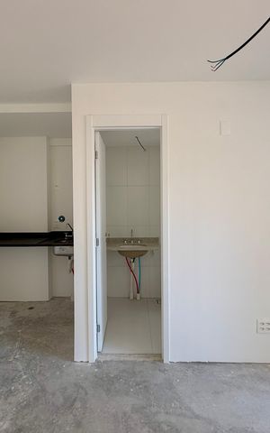 Studio para alugar com 25m², 1 quarto e sem vaga Studio para alugar com 25m², 1 quarto e sem vagaQuarto