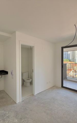 Studio para alugar com 25m², 1 quarto e sem vaga Studio para alugar com 25m², 1 quarto e sem vagaQuarto
