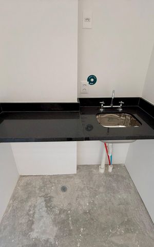 Studio para alugar com 25m², 1 quarto e sem vaga Studio para alugar com 25m², 1 quarto e sem vagaCozinha