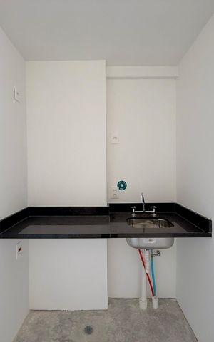 Studio para alugar com 25m², 1 quarto e sem vaga Studio para alugar com 25m², 1 quarto e sem vagaCozinha