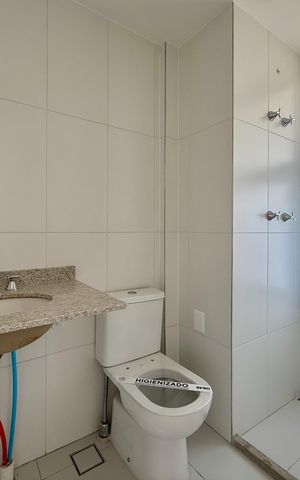 Studio para alugar com 25m², 1 quarto e sem vaga Studio para alugar com 25m², 1 quarto e sem vagaBanheiro