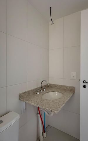Studio para alugar com 26m², 1 quarto e sem vaga Studio para alugar com 26m², 1 quarto e sem vagaBanheiro