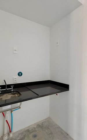 Studio para alugar com 26m², 1 quarto e sem vaga Studio para alugar com 26m², 1 quarto e sem vagaCozinha