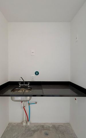 Studio para alugar com 26m², 1 quarto e sem vaga Studio para alugar com 26m², 1 quarto e sem vagaCozinha