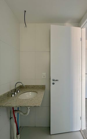 Studio para alugar com 26m², 1 quarto e sem vaga Studio para alugar com 26m², 1 quarto e sem vagaBanho