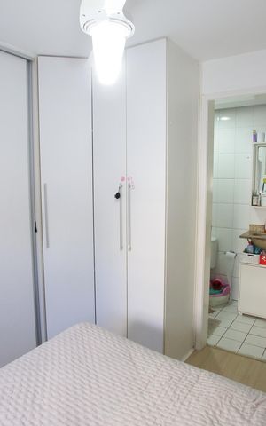 Apartamento à venda com 62m², 2 quartos e 1 vagaQuarto Suíte