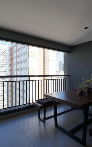 Apartamento à venda com 61m², 2 quartos e 1 vagaVaranda